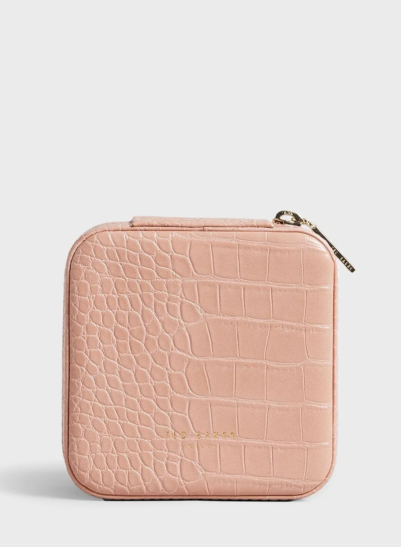 Ted Baker Hazelli Imitation Croc Jewellery Case