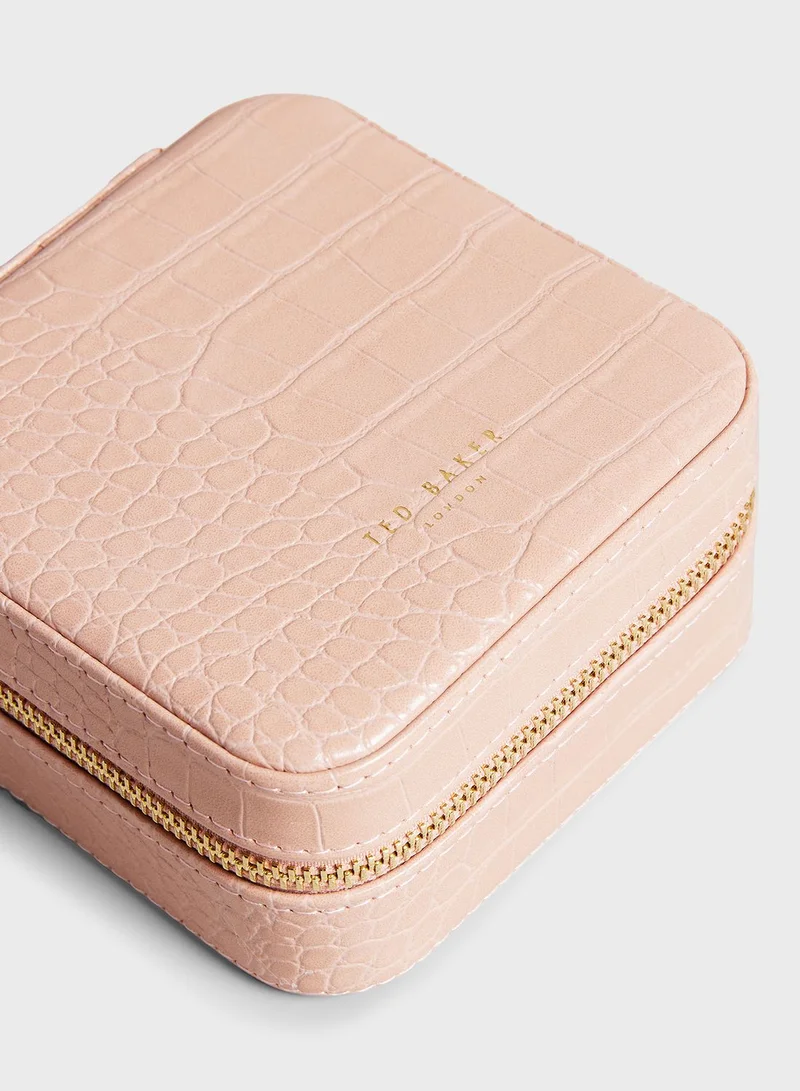 Ted Baker Hazelli Imitation Croc Jewellery Case
