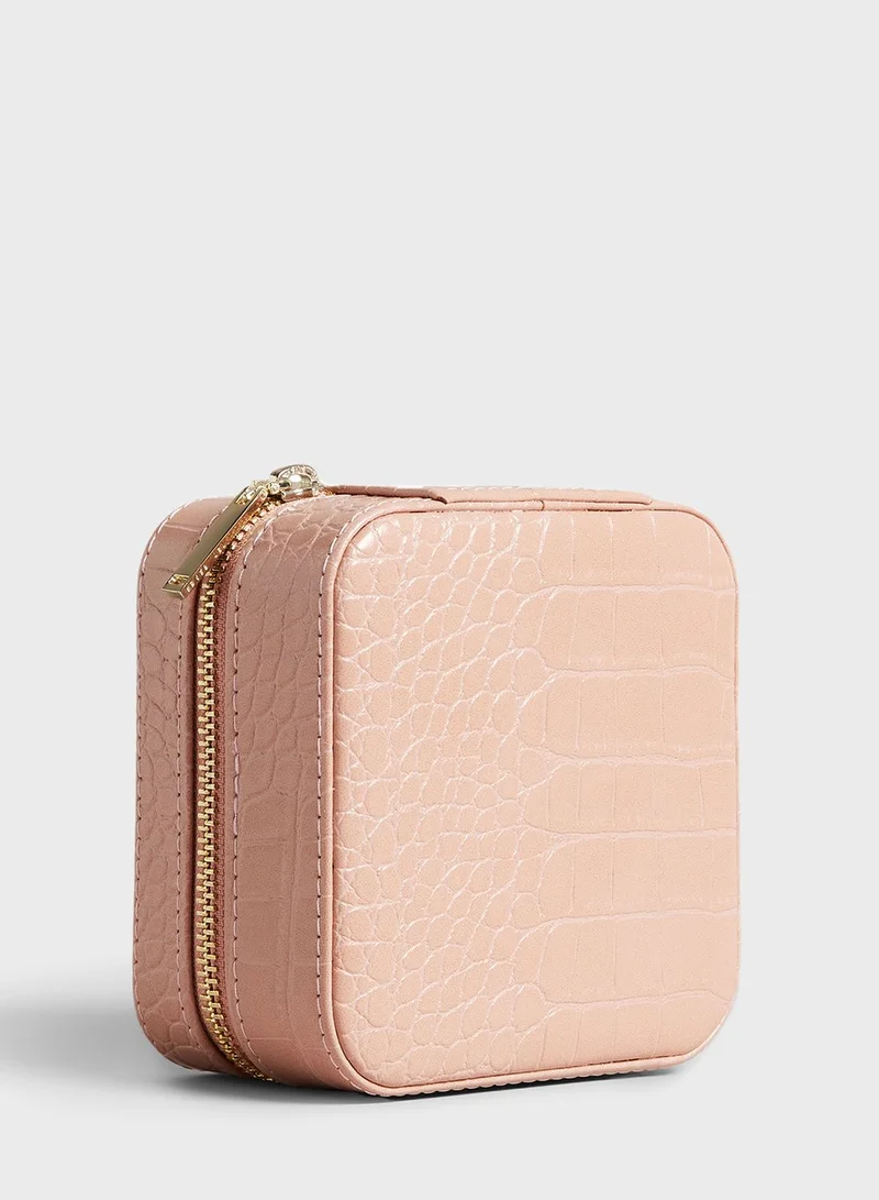 Ted Baker Hazelli Imitation Croc Jewellery Case