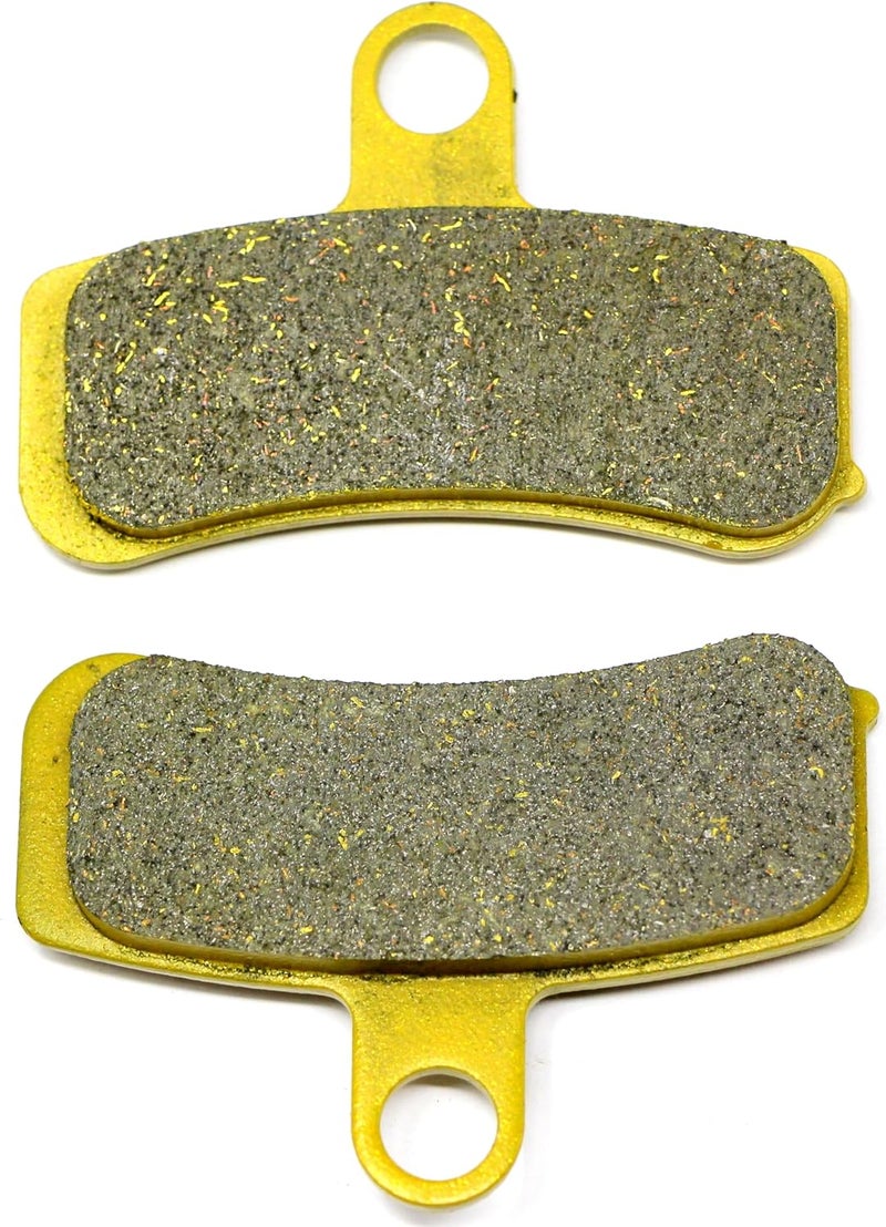 Master Chen Front Rear Brake Pads Brakes for Harley FLSTC Heritage Softail Classic 2008-2014 - Custom 2008-2010 - Softail FLSTN Deluxe FXST 2008-2014 - FLS Softail Slim 2012-2014 FA457 FA458 MC0498 - Image 2