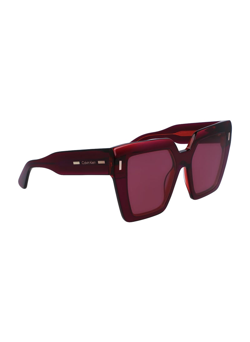 CALVIN KLEIN نظارة شمسية مربعة للنساء - CK23502S-616-5219 - مقاس العدسة: 52 ملم  - Image 2