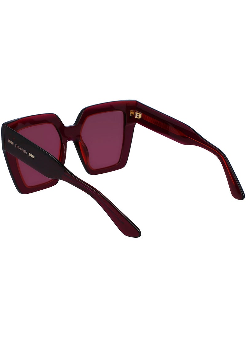 CALVIN KLEIN نظارة شمسية مربعة للنساء - CK23502S-616-5219 - مقاس العدسة: 52 ملم  - Image 5
