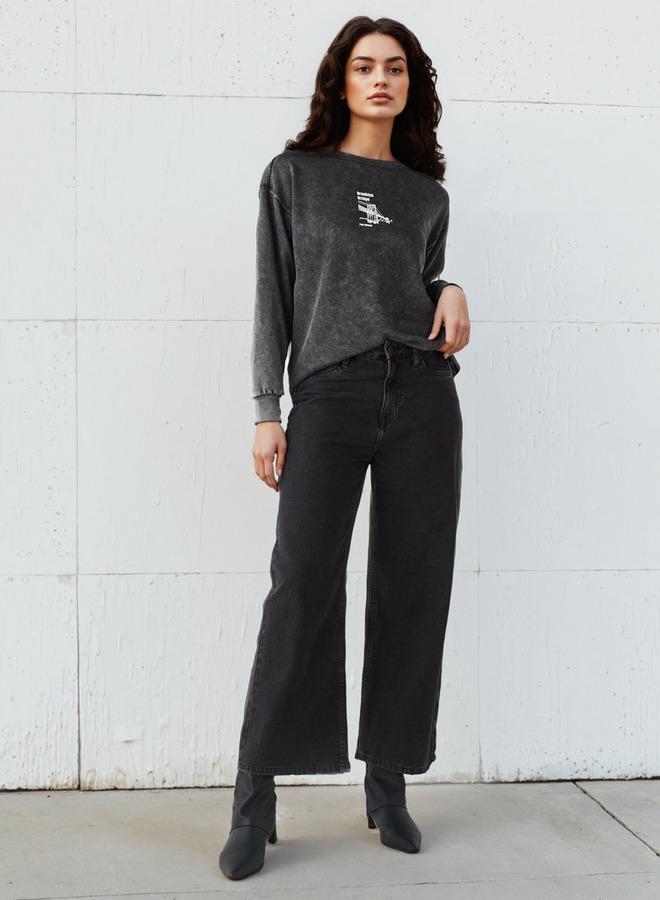 SP Characters Brooklin Bridge Print Sweatshirt - Image 2