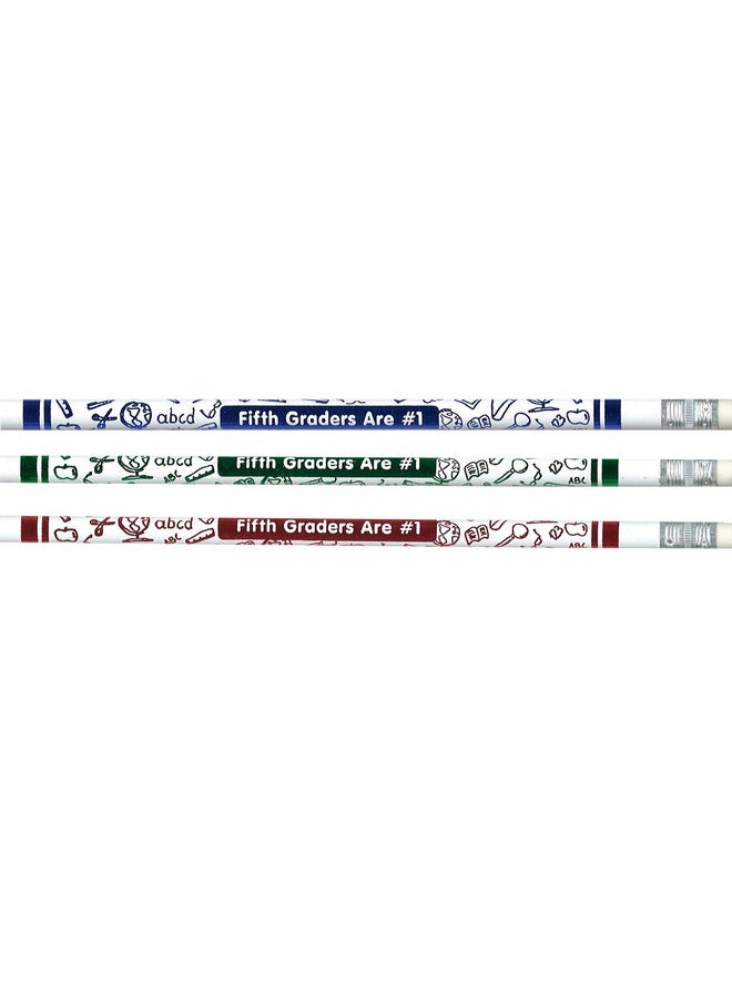 J.R. Moon Pencil Jrm7865B 5Th Graders Are #1 Pencils, 0.6" Height, 2.5" Wide, 7.5" Length (12 Count) 