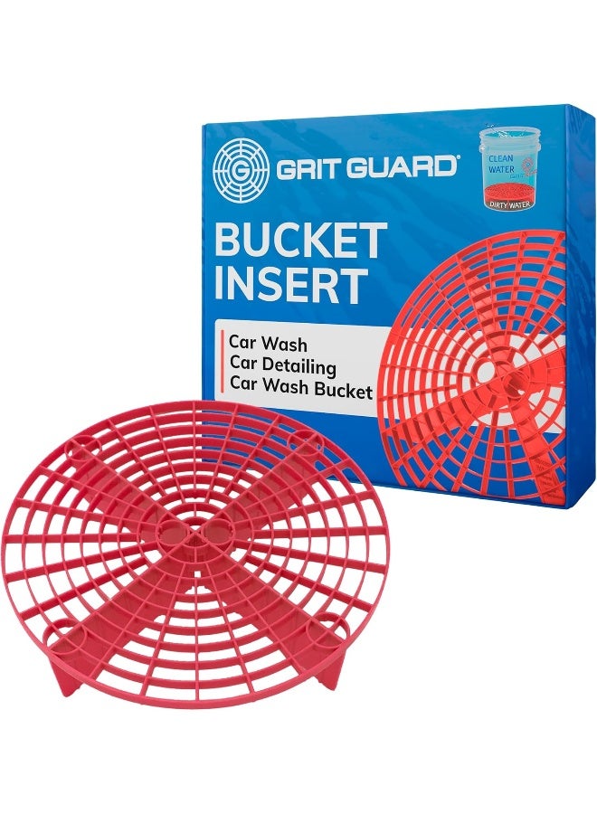 Grit Guard The Insert (Red) - Fits 12 Inch Diameter Bucket - Image 1