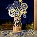 kockuu Graduation Party Centerpieces Decorations for Tables Class of 202630pcs Glitter Navy Blue and Gold Graduation Table Centerpieces Sticks with LED String Lights for Graduation Party Decor Supplies - Image 3