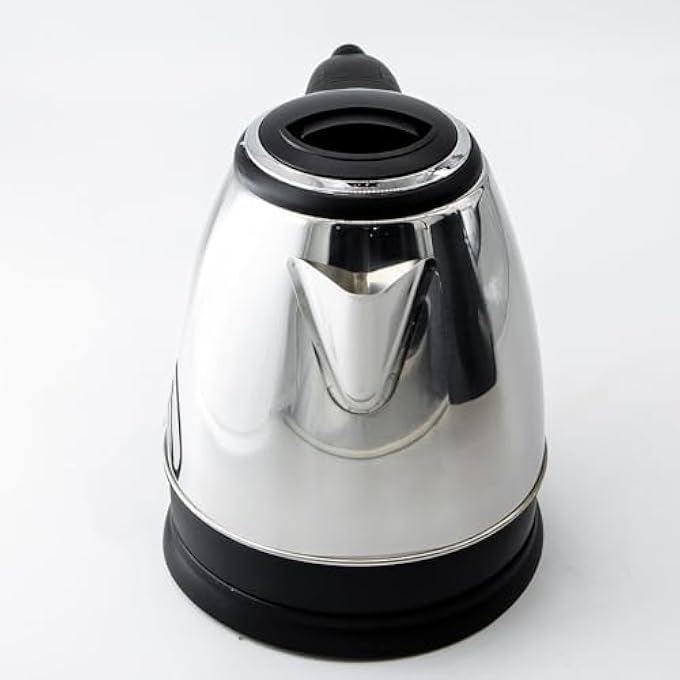 FIPKA Macest Mc63210 Electric Kettle With 1 Litre Capacity  Silver  Black - Image 2