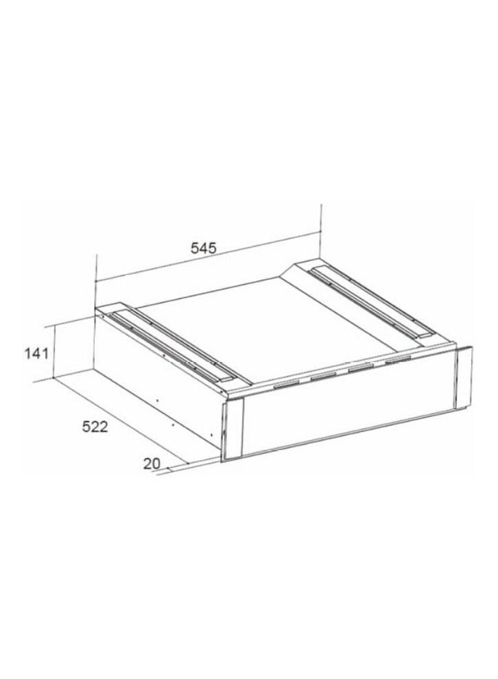 CM Built-In Warmer Drawer SS – 60cm Silver Warming Drawer with Touch Control & Telescopic Rails - Image 2