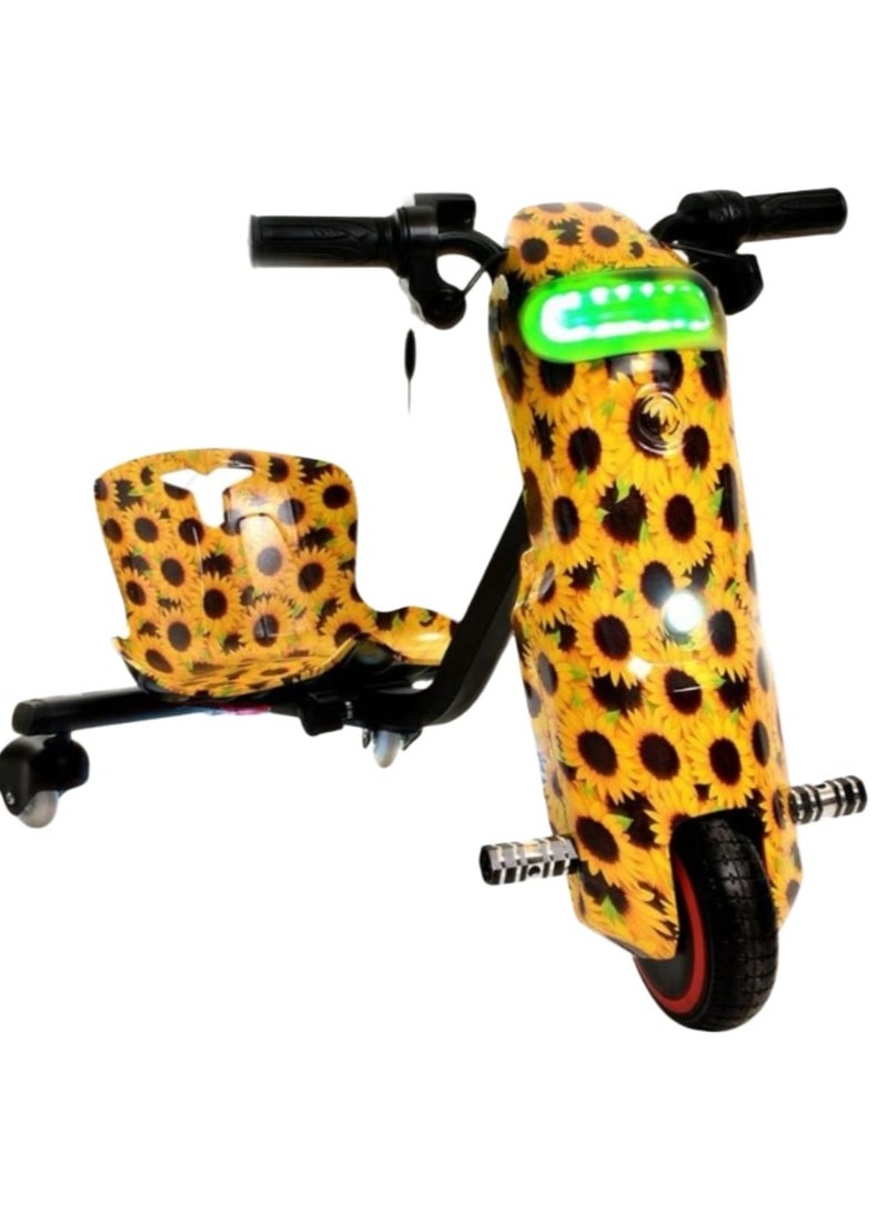 Scooter  36V Electric Drift Scooter - Bluetooth Adjustable Speed ​​with Safety Gear, Small Design Safe for Kids and Teens | Powerful Off-Road Scooter Toy - Image 1