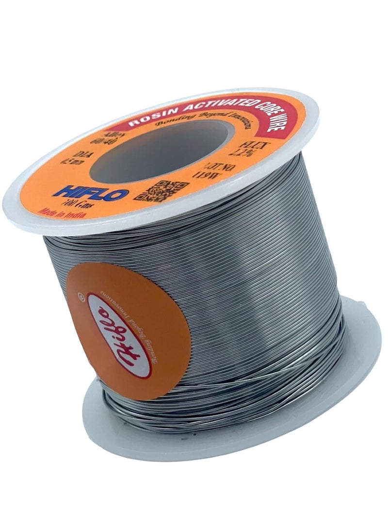 Hiflo Solder Wire 0.5MM 200G With Tin Lead 60/40 Alloy Electronics Solder Wire, Made in India (0.5mm 200g)  - Image 1
