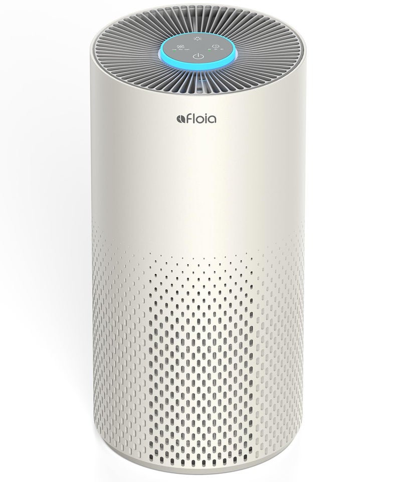 Afloia Air Purifier for Home Bedroom Large Room Up to 1076 Ft 3Stage Filter Air Purifiers for Bedroom Remove Dander Pets Hair Pollen Mold Smoke 7 Colors Light Kilo Grey - Image 2