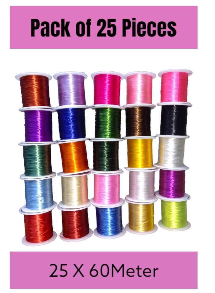 25-Pieces of Jewelry Making Elastic Cord  - Image 1