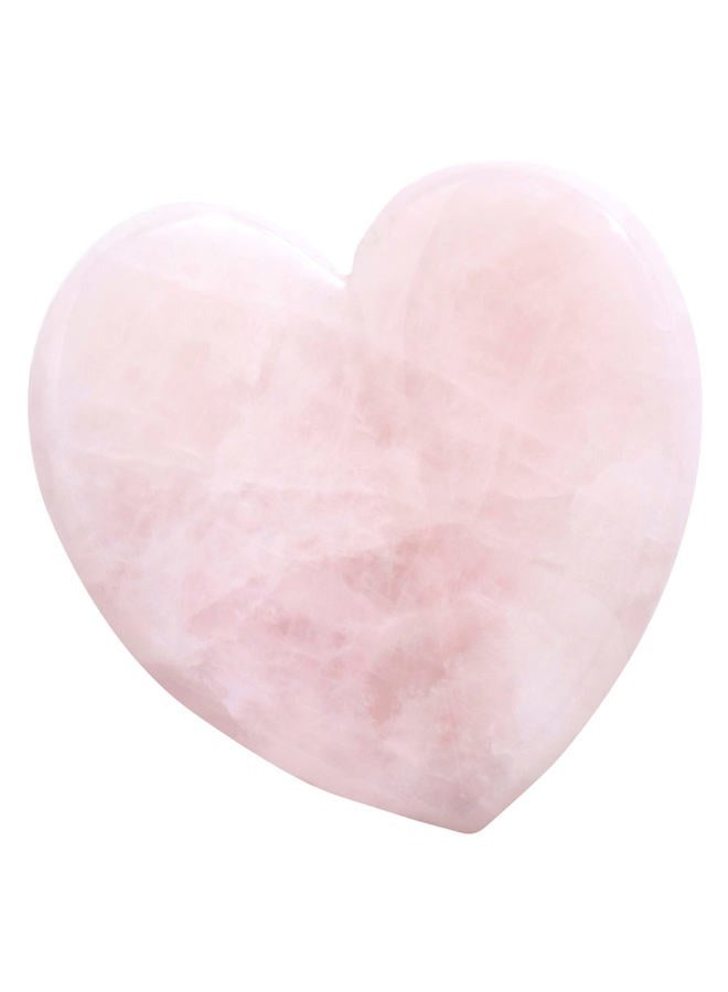 Kora Organics Rose Quartz Heart Facial Sculptor, Depuffing & Lifting Gua Sha, Sculpt & Tone - Image 1