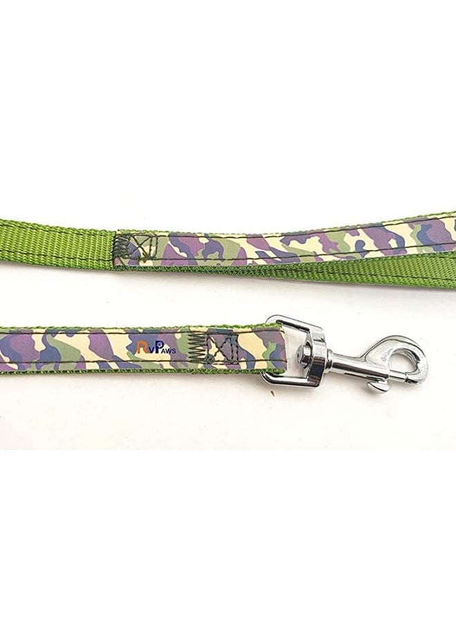 Generic - Pet Printed Ribbon Stitched 20Mm Adjustable Nylon Soft Reflective Harness And Leash Set Ideal For Playing/Training And Walking Small Dogs And Cats - Multicolor (Medium) - Image 1