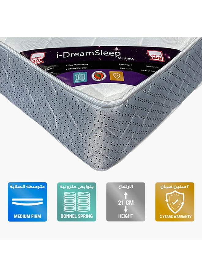Home Box iDreamSleep Single Foam and Bonnell Spring Mattress 90x200x21 cm  - Image 1