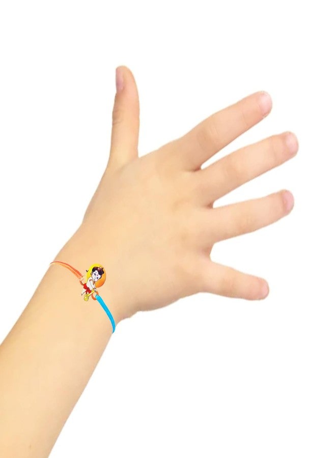 Okos Combo Pack of 5 Trendy Cartoon Characters Delicate Rakshabandhan Rakhis For Kids With Multi Color Adjustable Cotton Thread Cute and Dearest Bhai/Bhaiya/Brother CO1000474KID - Image 5