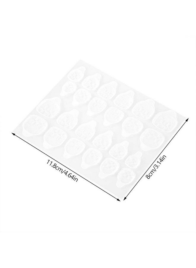 Rotekt 10 Sheets Transparent Double-Sided Adhesive Tapes, Nail Sticker For Press On Nail Sticky Tabs,Toenail Toe Nail Sticker For Fake Faux Nails, Nail Glue Sticker False Nail Tips - Image 4
