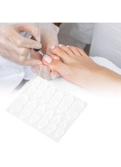Rotekt 10 Sheets Transparent Double-Sided Adhesive Tapes, Nail Sticker For Press On Nail Sticky Tabs,Toenail Toe Nail Sticker For Fake Faux Nails, Nail Glue Sticker False Nail Tips  - Image 1