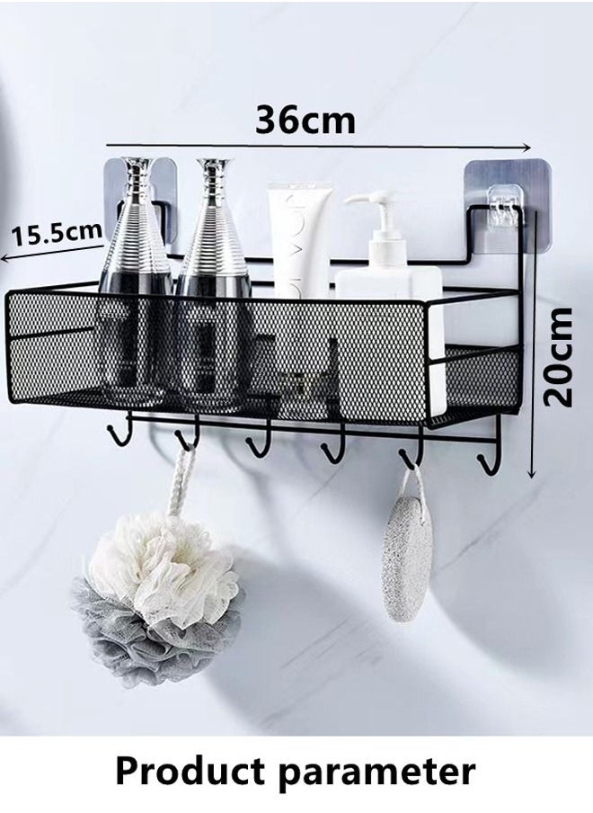 1-Piece Bathroom Shelf Shower Shampoo Soap Organizer Wall Mounts Storage Rack 36 x 20 x 15.5 Centimeter - pzsku/ZCA2B95FE5707FD9E5862Z/45/_/1692272037/41c18d85-c269-4e74-8562-0dfae780af35