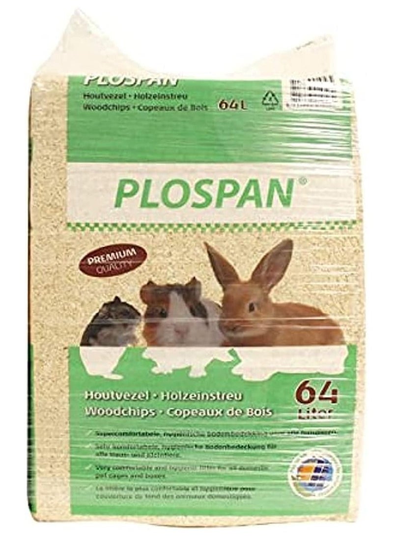 Egardenkart Hamster Wood fiber Chips Ground cover (64 ltrs)