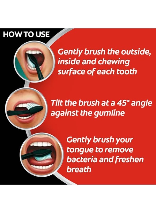 Colgate Slim Soft Charcoal Toothbrush(Buy 2 Get 2 Free) (Pack Of 2) - Image 4