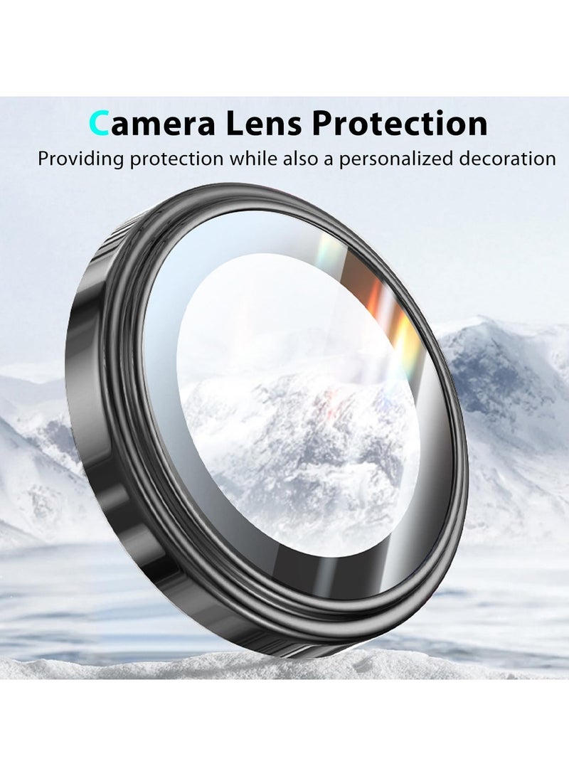 【2-Pack】 Compatible with Galaxy Tab S11 Ultra 14.6-inch 2025 Tablet (SM-X930/X936B), 9H Tempered Glass Camera Protector with Metal Ring - Image 3