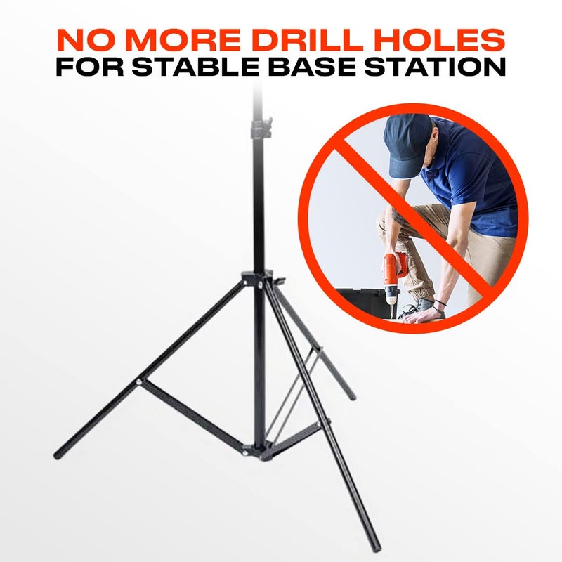 Skywin VR Tripod Stand, HTC Vive Base Station Compatible Sensor Stand and Base Station Mount for Vive Sensors or Oculus Rift Constellation (1 Tripod) - Image 2