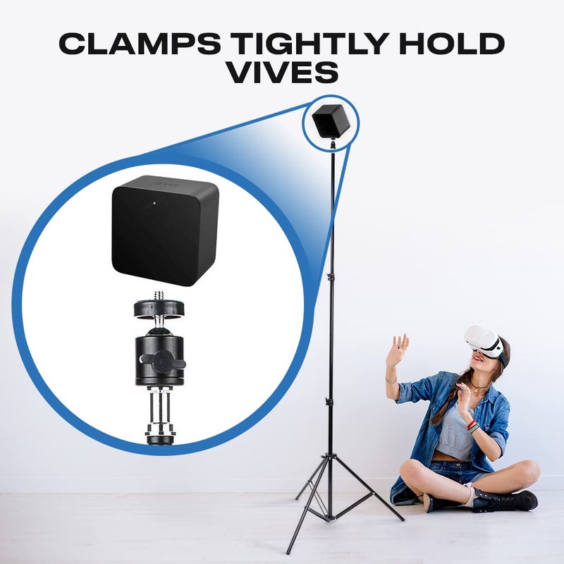 Skywin VR Tripod Stand, HTC Vive Base Station Compatible Sensor Stand and Base Station Mount for Vive Sensors or Oculus Rift Constellation (1 Tripod) - Image 5