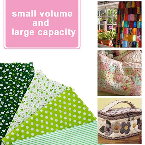 Create idea 8Pcs 50x50cm Green Field Patchwork Fat Quarters Quilting Quilting Prints Cotton Fabric Bundles Squares DIY Sewing Pastoral Style - Image 2