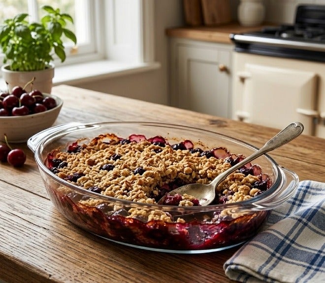 هوم برو صينية فرن زجاجية بيضاوية بايركس (Pyrex) مقاس 40 سم / وعاء خبز وتحمير كبير جداً مقاوم للحرارة للعزومات والطواجن، صنع في تركيا - Image 2