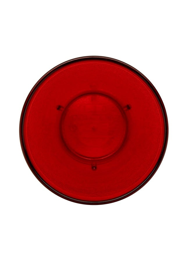 Get G.E.T. 6616-1-R-EC Heavy-Duty Plastic Restaurant Tumblers, 16 Ounce, Red (Set of 4) - Image 3