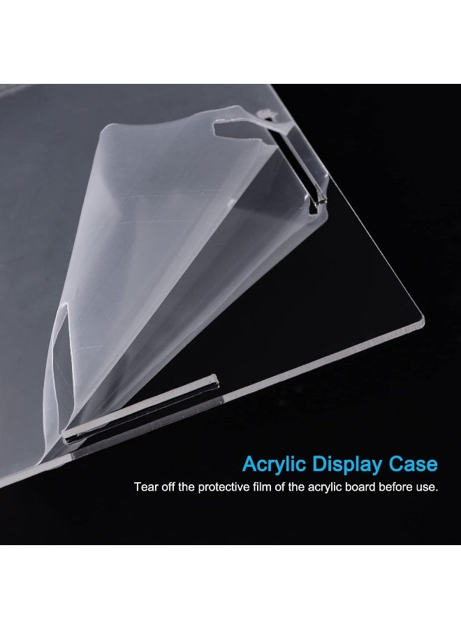 TPGP Acrylic Display Case Plastic Box Clear Assemble Dustproof Showcase 16X14X8 Inch For Collectibles Items - Image 4