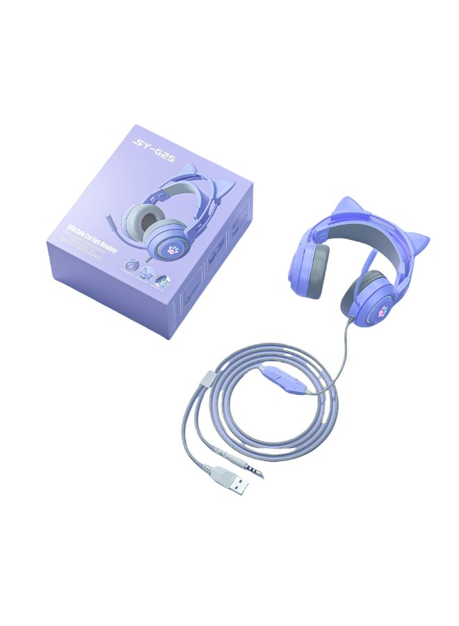 KUYING New E-Sports Gaming Headset With Wired Headphones 