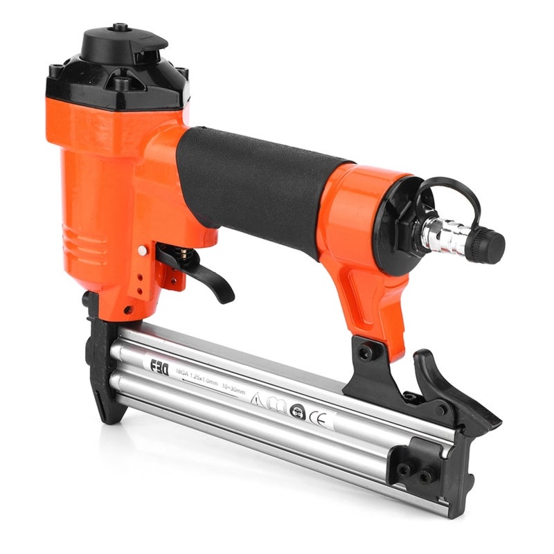 Pneumatic Nail Gun Cast Steel Body Energy Saving - Powerful Air Nailer for 10-30mm Straight Nails Durable Construction - Image 3