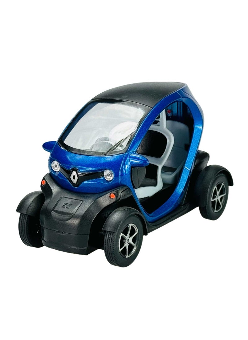 KinsFun 1:18 Scale Renault Twizy Pull Back Action Diecast Metal Toy Car  - Image 2