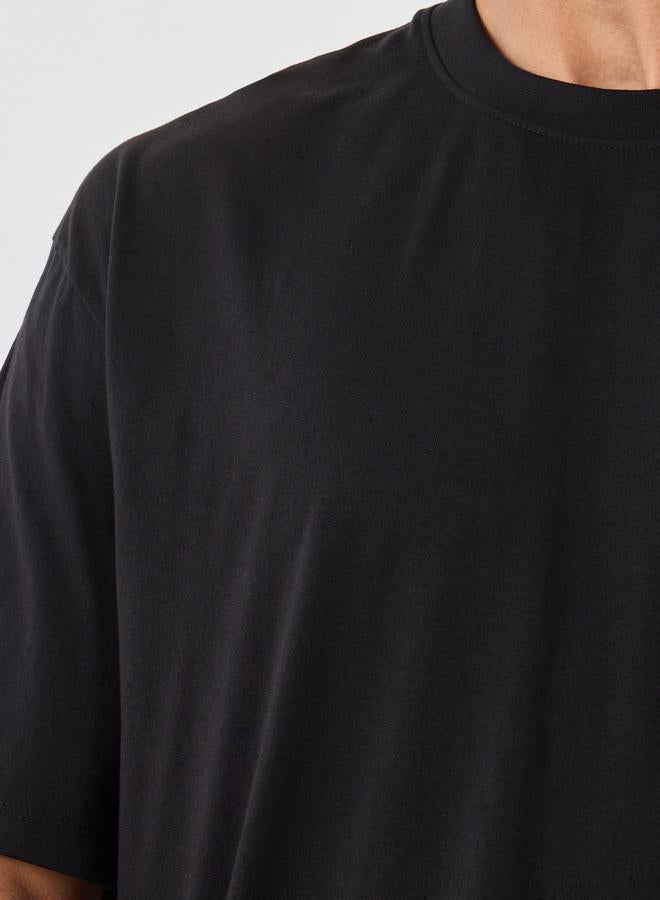 ستايلي ستيلا عبوة من 3 تيشيرتات قطنية غنية بقصة واسعة وياقة دائرية - Image 4