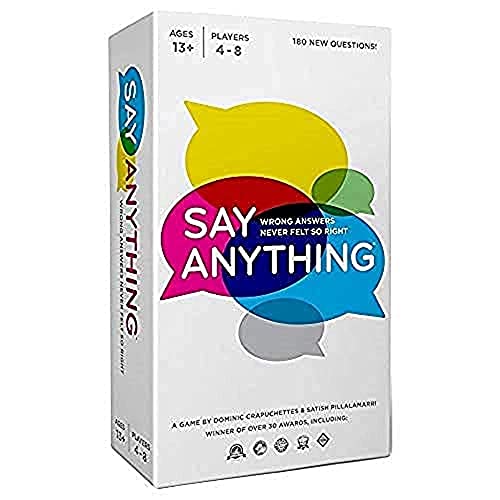 North Star Games Say Anything: 10th Anniversary–A Board Game by North Star Games 4-8 Players–Board Games for Family 30 Mins of Gameplay–Games for Family Game Night–for Kids and Adults Ages 13+ - English Version - Image 1