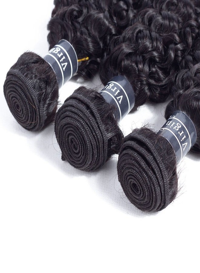 Amella Hair 100% Unprocessed Virgin Brazilian Curly Hair Weave 3 Bundles 16 18 20inch 285g 8A Grade Brazilian Virgin Human Weave Natural Black Color Can be Dyed and Bleached - Image 4