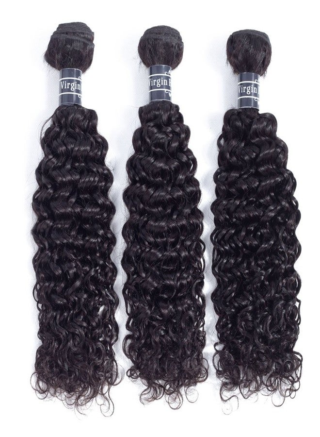 Amella Hair 100% Unprocessed Virgin Brazilian Curly Hair Weave 3 Bundles 16 18 20inch 285g 8A Grade Brazilian Virgin Human Weave Natural Black Color Can be Dyed and Bleached - Image 2