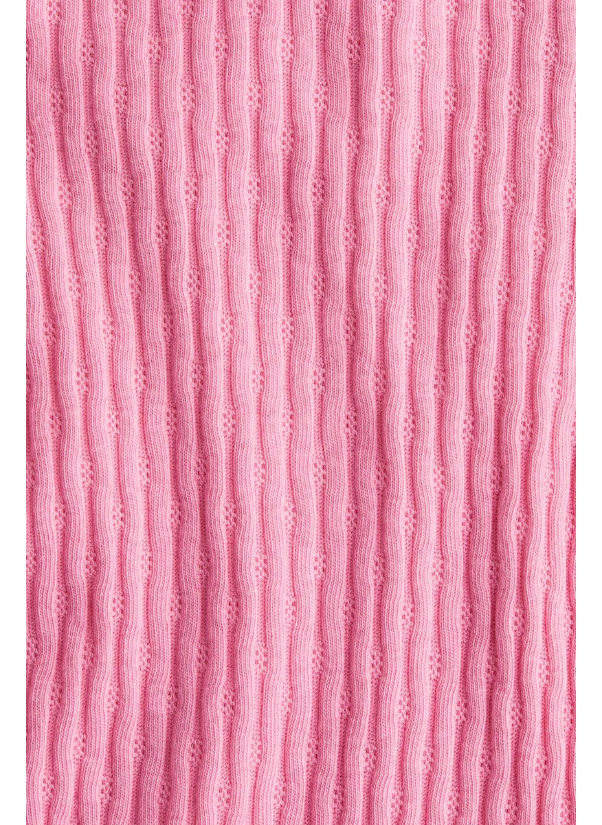 اتش اند ام Flounce-Trimmed Cotton Top