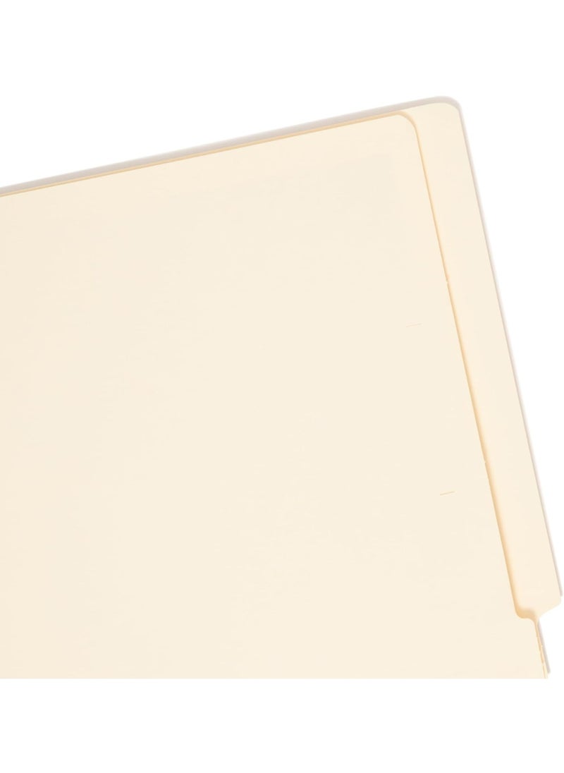 Smead Smead End Tab File Folder, Straight-Cut Tab, Letter Size, Manila, 100 per Box (24100)  - Image 2