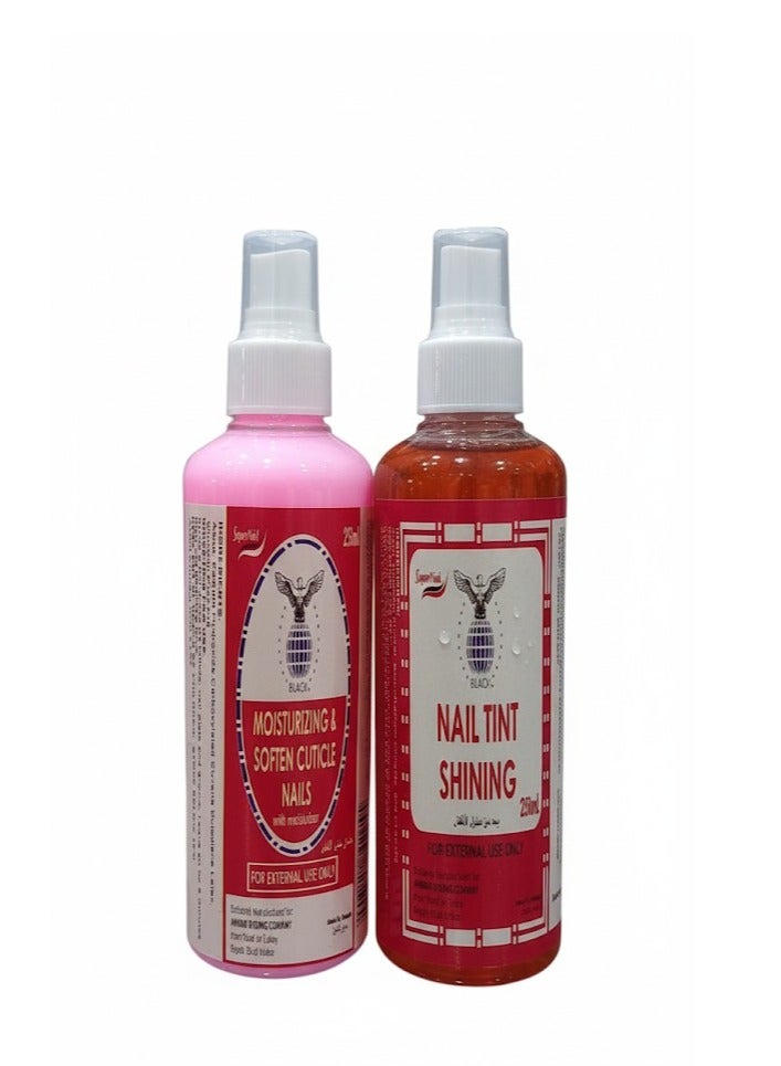 بلاك مزيل الزوائد اللحمية حول الاظافر 250 مل مع بخاخ مورد وملمع الأظافر 250مل - Image 5