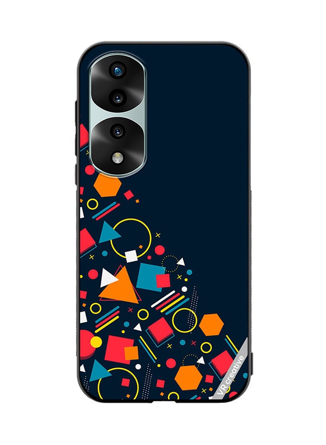 VR CREATIVE Protective Case Cover For Honor 70 Pro Abstract Design Multicolour - Image 1