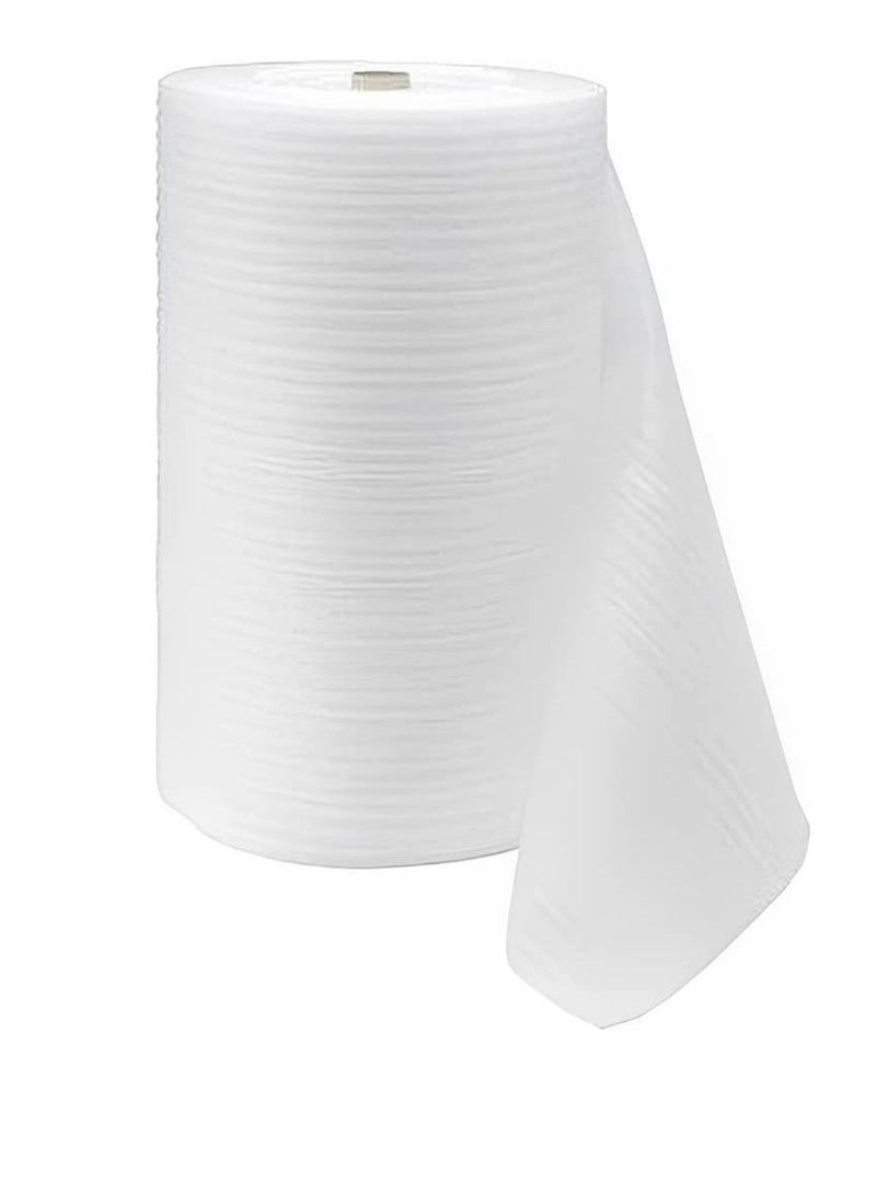 RACO Cushioning PU Foam Sheet Roll White PU Wrapping for Packing Moving and Floor Protection 1MM X 1M X 50M - Image 1