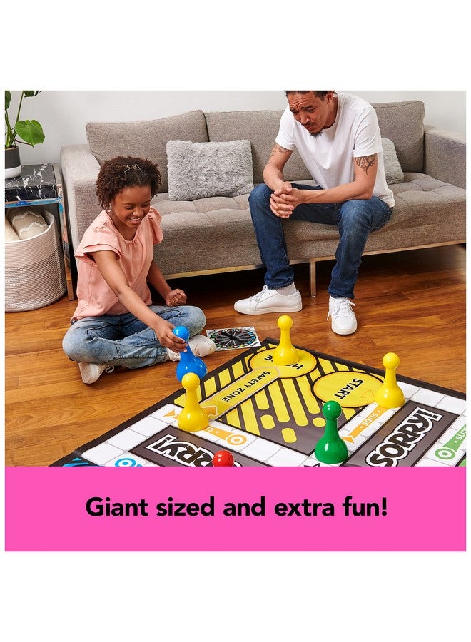 سبين ماستر جيمز لعبة لوحية عائلية كلاسيكية "سوري!"، مناسبة للاستخدام الداخلي والخارجي، مناسبة للحفلات الصيفية، مع لوح لعب كبير، للبالغين والأطفال من سن 6 سنوات فما فوق. - Image 3