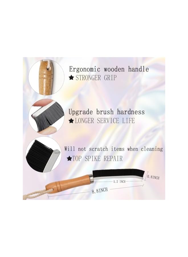 PROMASS Gap Cleaning Brush & Cleaning Shovel Set, Hard Bristle Brush for Cleaning, Crevice Cleaning Tool Multifunctional Brushes for Household Use, Small Cleaning Brush for Shutter Door Window Track Kitchen - Image 2