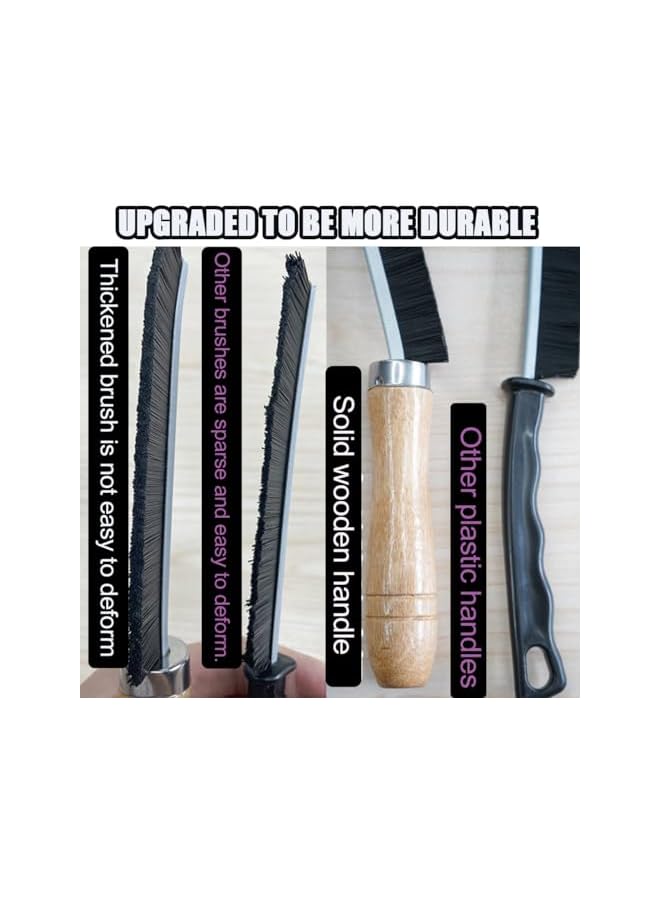 PROMASS Gap Cleaning Brush & Cleaning Shovel Set, Hard Bristle Brush for Cleaning, Crevice Cleaning Tool Multifunctional Brushes for Household Use, Small Cleaning Brush for Shutter Door Window Track Kitchen - Image 5