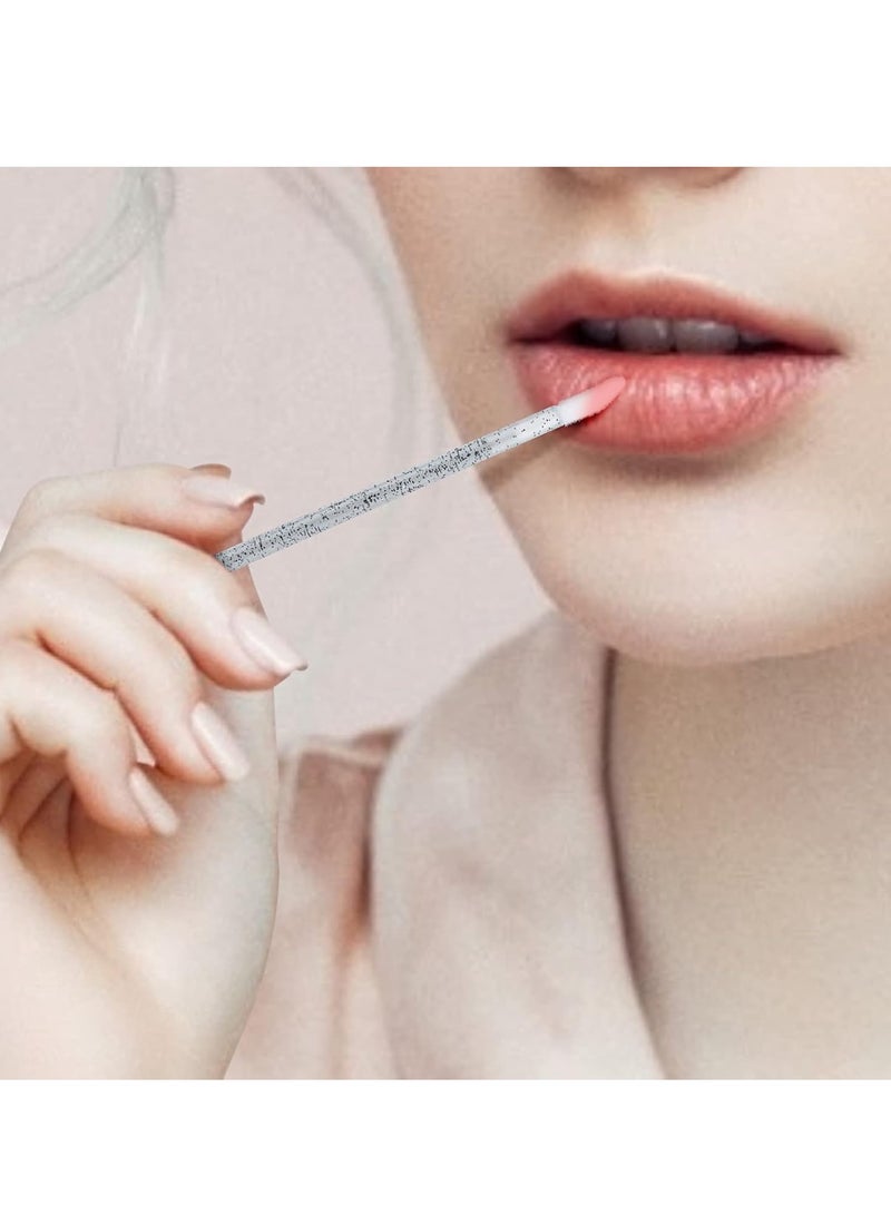 GCQQ 200Pcs Lip Applicators Disposable, Lipstick Brushes Crystal, Black Lip Wands, Soft Lip Brushes, Lip Brushes Applicator for Appling Lipstick, Lash Extension, Nail Polish - Image 3