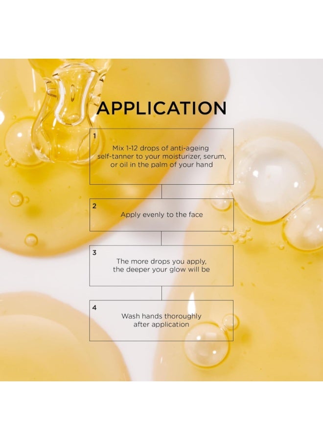 تان-لوكس قطرات تان لوكس للوجه لتجديد البشرة ومقاومة علامات التقدم في السن، 30 مل - فاتح/متوسط - Image 4