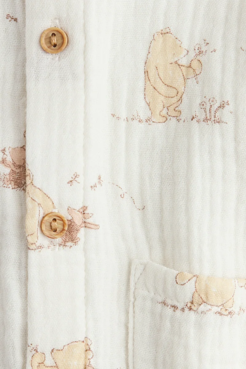 H&M Printed cotton romper suit